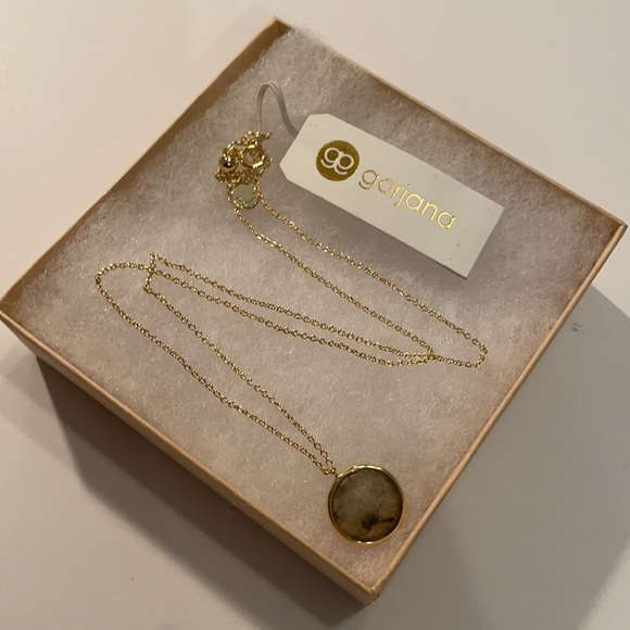 NWT Gorjana Pendant Stone Necklace - Picture 4 of 4